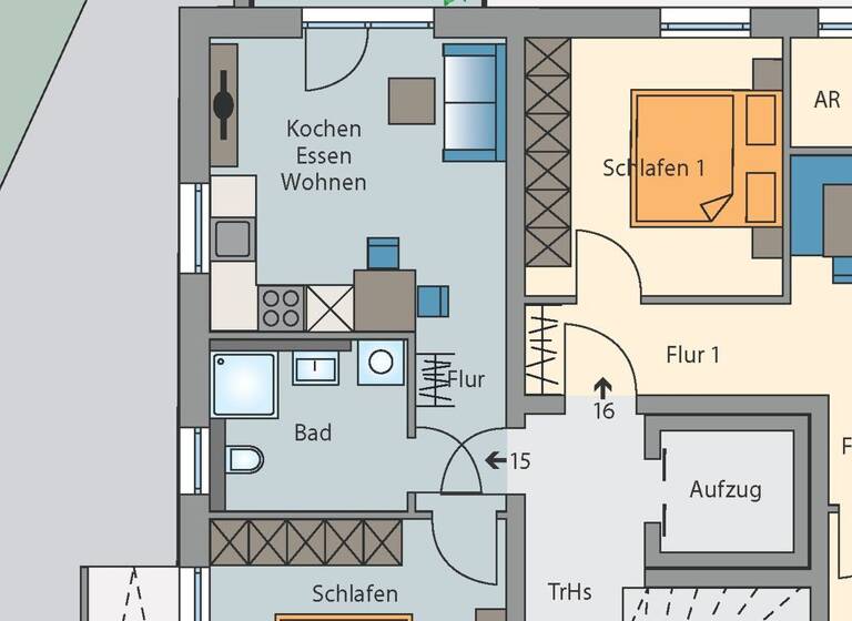 Wohnung zum Kauf - Erstbezug provisionsfrei als Kapitalanlage geeignet 251.000 € 2 Zimmer 39,3 m² Bergweg 10 Ramsberg Pleinfeld 91785