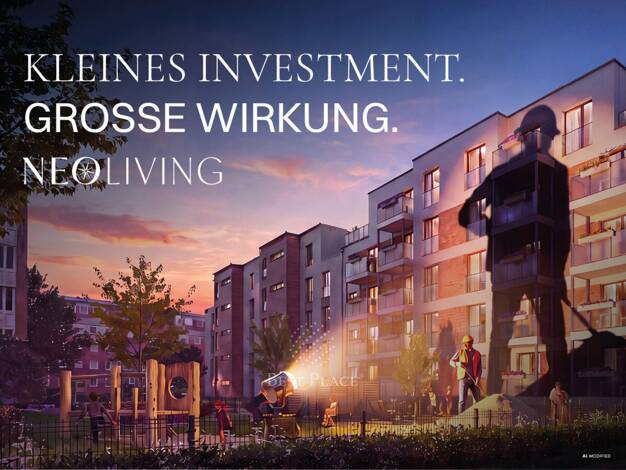 Wohnung zum Kauf - Neubau 370.000 € 2 Zimmer 42,6 m² 1. Geschoss Fabriciusstraße 27 Bramfeld Hamburg 22177