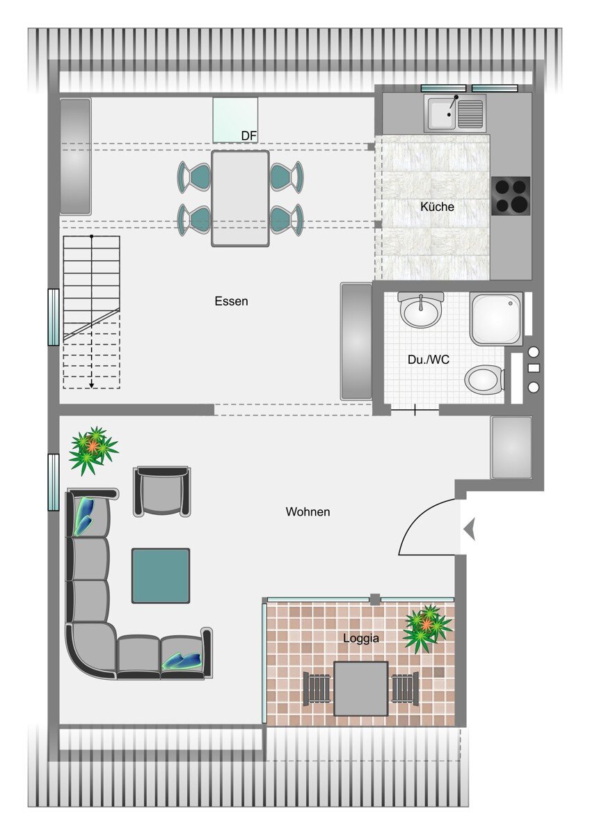 Wohnung zum Kauf 199.000 € 1,5 Zimmer 64,5 m²<br/>Wohnfläche Herrenberg Herrenberg 71083