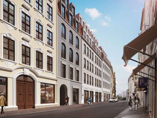 Wohnung zur Miete - Erstbezug 1.120 € 2 Zimmer 75,2 m² 4. Geschoss frei ab 01.01.2026 Landhausstraße 15 Innere Altstadt Dresden 01067