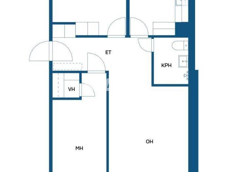 Studio zum Kauf 145.000 € 3 Zimmer 66 m² 3. Geschoss Koulukatu 57-61 Vaasa 65100