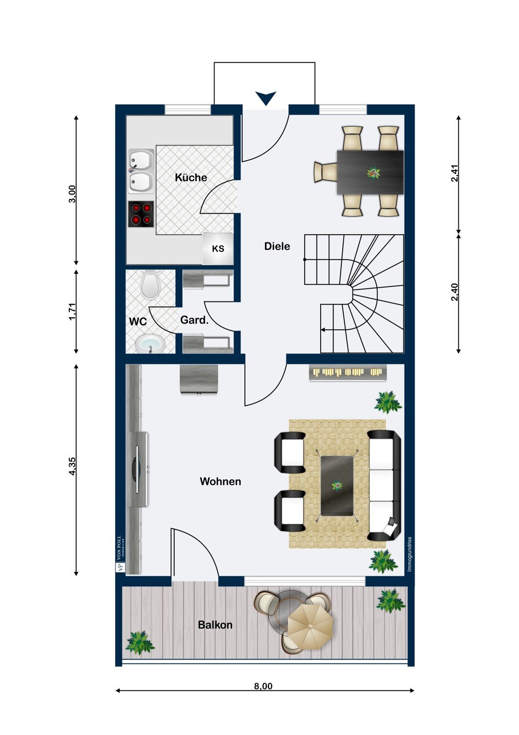 Reihenmittelhaus zum Kauf 345.000 € 5 Zimmer 124 m²<br/>Wohnfläche 201 m²<br/>Grundstück Meyernberg Bayreuth 95447