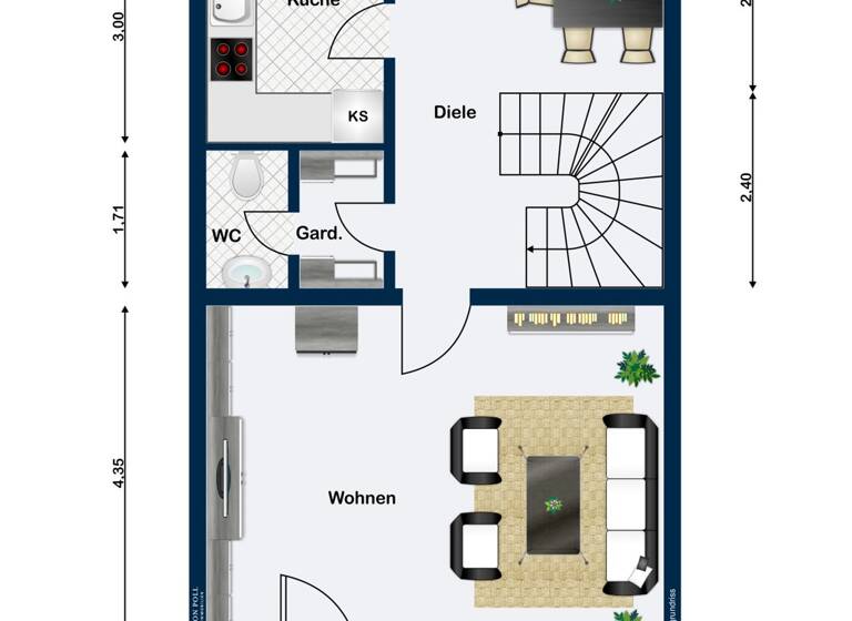 Reihenmittelhaus zum Kauf 325.000 € 5 Zimmer 124 m²<br/>Wohnfläche 201 m²<br/>Grundstück Meyernberg Bayreuth 95447