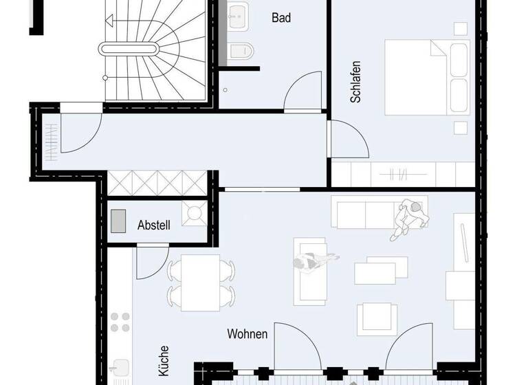 Wohnung zum Kauf - Erstbezug provisionsfrei 479.000 € 2 Zimmer 78 m² 3. Geschoss frei ab sofort Am Werder 36 Werdervorstadt Schwerin 19055