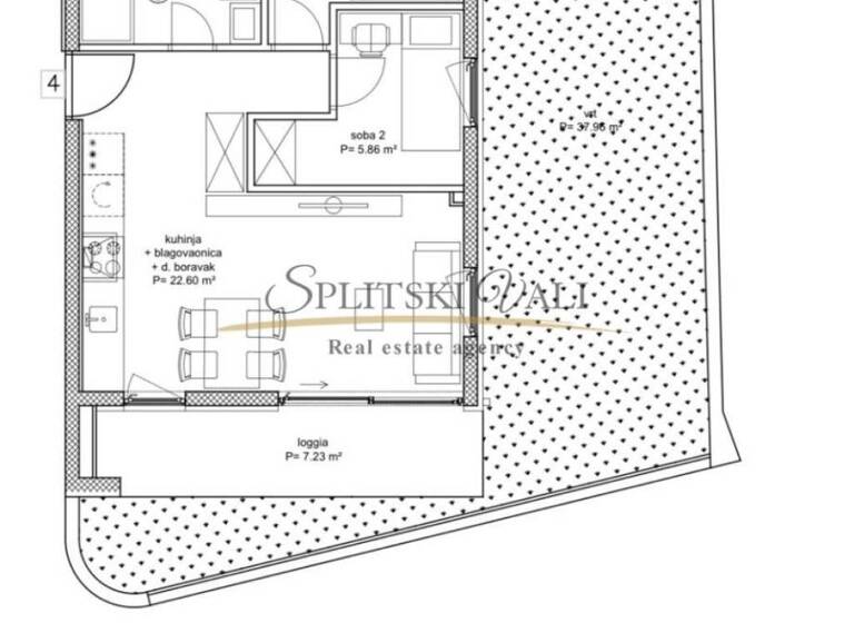 Wohnung zum Kauf 299.000 € 2 Zimmer 87 m² Split