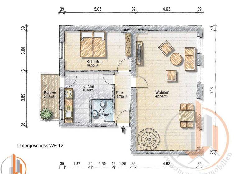 Maisonette zum Kauf 193.692 € 5 Zimmer 140,5 m² 2. Geschoss Braunschweiger Straße 33 Sudenburg Magdeburg 39112