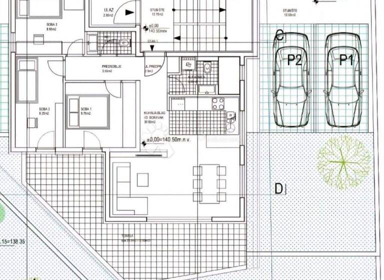 Wohnung zum Kauf 410.000 € 4 Zimmer 94 m² Solin