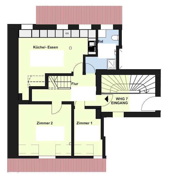 Wohnung zur Miete 900 € 2,5 Zimmer 109 m²<br/>Wohnfläche ab sofort<br/>Verfügbarkeit Reiherstieg Hüxter- / Mühlentor / Gärtnergasse Lübeck 23564