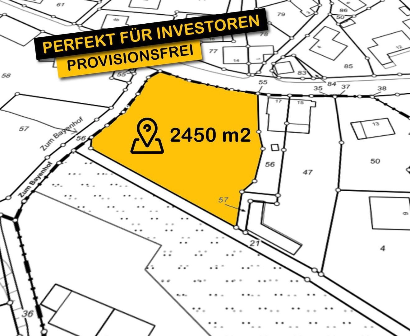 Grundstück zum Kauf provisionsfrei 572.000 € 2.450 m²<br/>Grundstück Remshagen Lindlar 51789