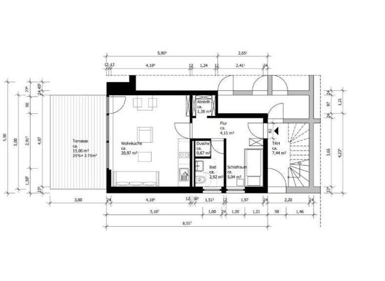Wohnung zum Kauf 255.000 € 2 Zimmer 40,9 m² Scharbeutz 23683