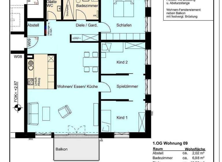Wohnung zum Kauf provisionsfrei 655.000 € 5 Zimmer 122,1 m² 1. Geschoss frei ab sofort Cranachstraße  29 Rheinfelden Rheinfelden (Baden) 79618