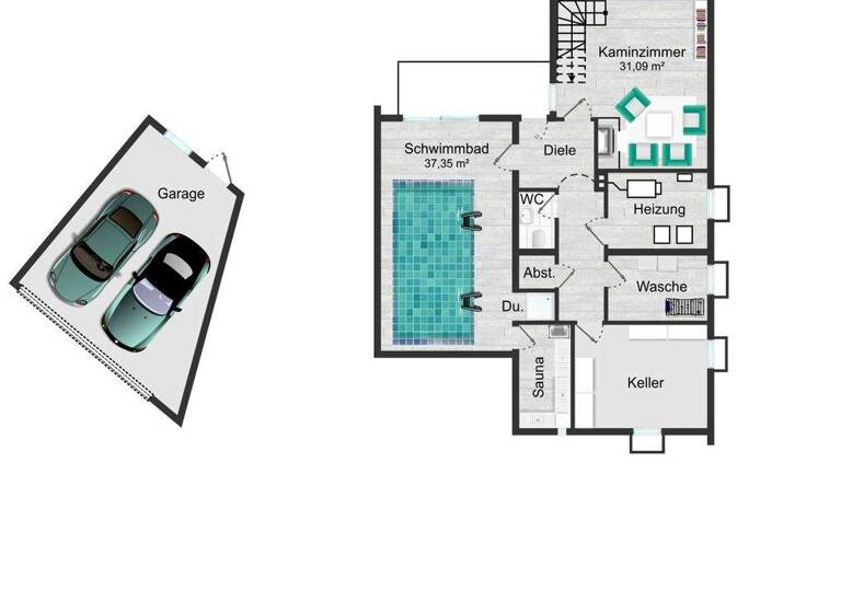 Villa zum Kauf 1.590.000 € 8 Zimmer 302 m² 1.236 m² Grundstück Im Weller 34 Mögeldorf Nürnberg / Mögeldorf 90482