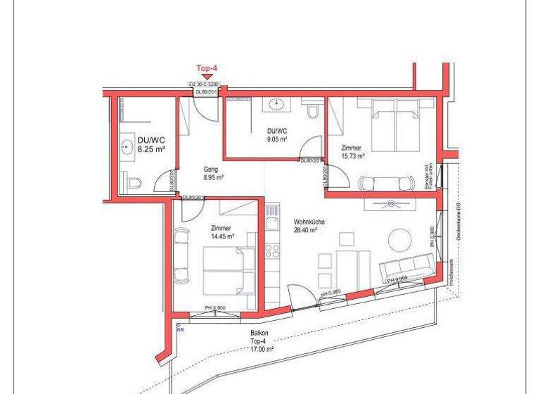 Wohnung zum Kauf - Erstbezug 3 Zimmer 84,8 m² 1. Geschoss Schwendberg 411a Hippach-Schwendberg 6283