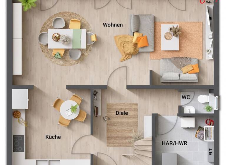 Einfamilienhaus zum Kauf provisionsfrei 395.012 € 4 Zimmer 124,2 m²<br/>Wohnfläche 848 m²<br/>Grundstück Neuberend 24879