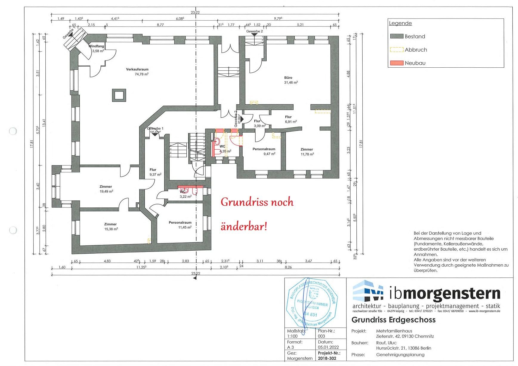 Bürofläche zur Miete provisionsfrei 10 € 204 m²<br/>Bürofläche von 67,1 m² bis 137,3 m²<br/>Teilbarkeit Zietenstr. 42 Sonnenberg 215 Chemnitz 09130