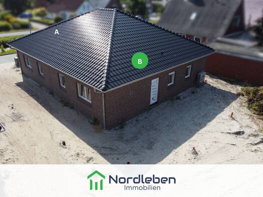 Doppelhaushälfte zum Kauf - Erstbezug 259.000 € 3 Zimmer 77,5 m² 177 m² Grundstück frei ab 01.11.2026 Ostrhauderfehn Ostrhauderfehn 26842