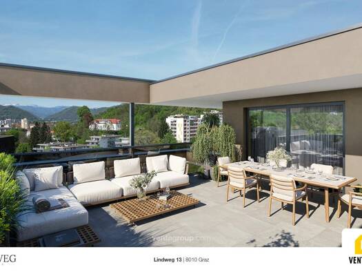 Penthouse zum Kauf 1.032.000 € 4 Zimmer 120 m² Lindweg 13 Geidorf Graz 8010