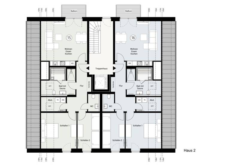 Wohnung zum Kauf - Neubau 399.500 € 3 Zimmer 84,3 m²<br/>Wohnfläche 01.12.2026<br/>Verfügbarkeit Dornumersiel Dornum 26553