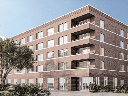 Wohnung zum Kauf - Erstbezug 577.500 € 2 Zimmer 53,9 m² 3. Geschoss frei ab sofort Barmbek-Nord Hamburg 22309