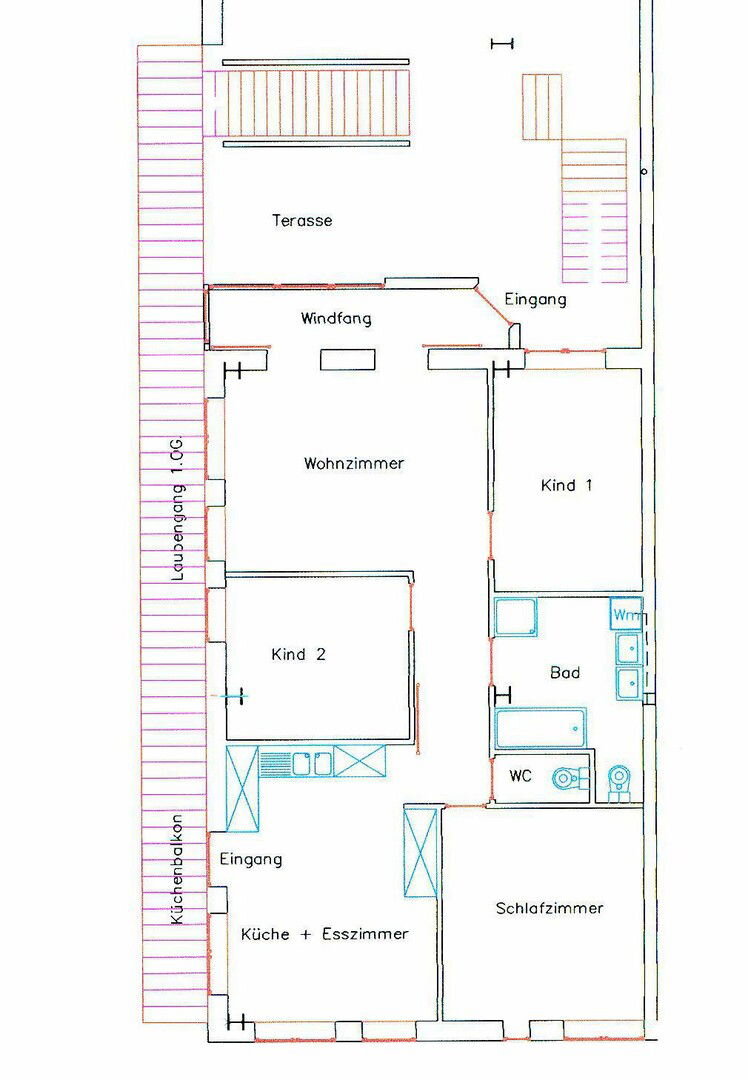 Terrassenwohnung zur Miete 800 € 4,5 Zimmer 100 m²<br/>Wohnfläche 1.<br/>Geschoss ab sofort<br/>Verfügbarkeit Beermiss 7 Calmbach Bad Wildbad 75323