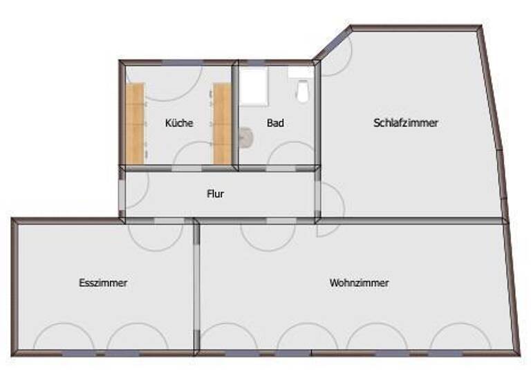 Wohnung zur Miete 950 € 3,5 Zimmer 100 m² 1. Geschoss frei ab 01.04.2026 St Johann Saarbrücken 66121