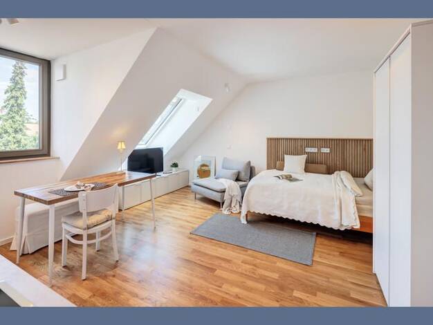 Studio zur Miete 1.280 € 1 Zimmer 28 m² frei ab 31.08.2026 Trudering-Riem München 81829