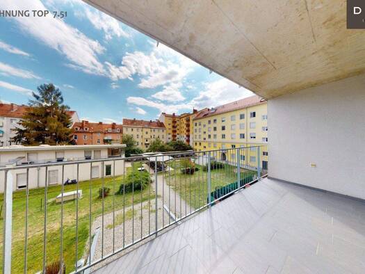 Wohnung zur Miete 421 € 2 Zimmer 2. Geschoss Lend Graz 8020