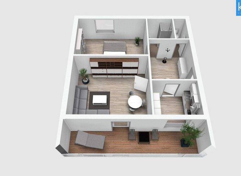 Terrassenwohnung zur Miete - Erstbezug 400 € 2 Zimmer 48,7 m² 1. Geschoss Wien 1220