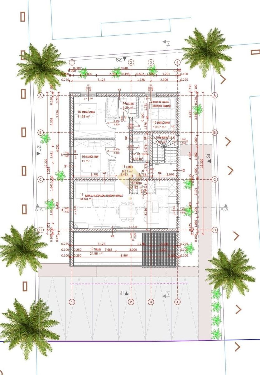 Wohnung zum Kauf 360.000 € 4 Zimmer 109 m²<br/>Wohnfläche 1.<br/>Geschoss Plovanija