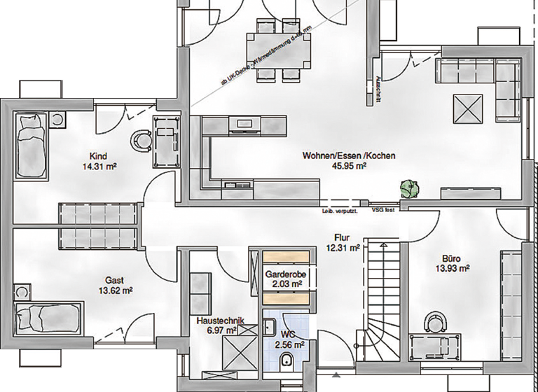 Haus zum Kauf provisionsfrei 424.000 € 7 Zimmer 203 m² Roßbach 94439