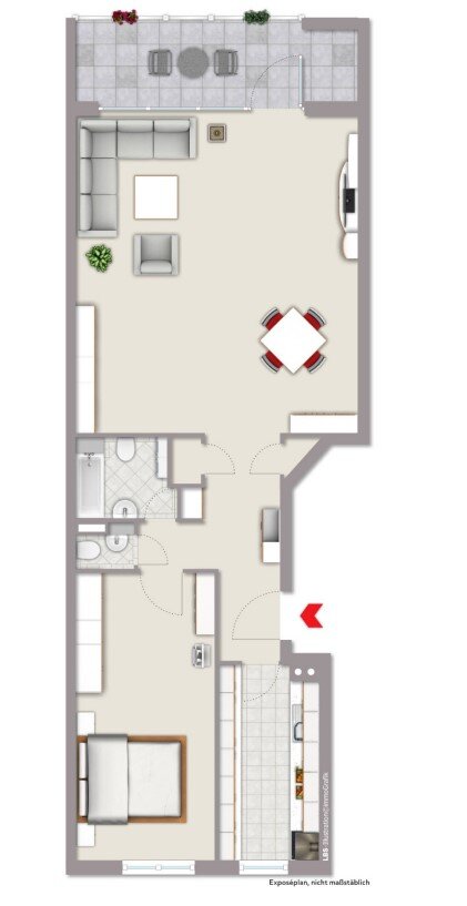 Studio zur Miete 1.559 € 2 Zimmer 77 m²<br/>Wohnfläche Nikolassee Berlin 14129