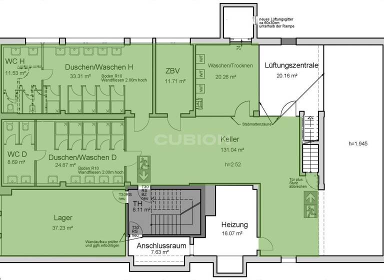 Büro zur Miete provisionsfrei 2.006 m² Bürofläche teilbar ab 440 m² Holsterhausen Essen 45145