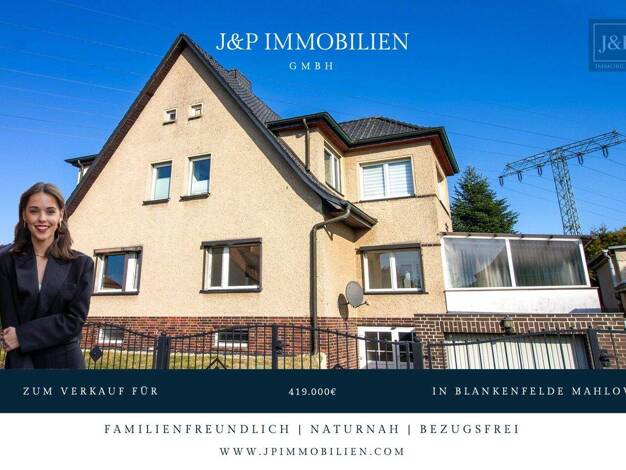Mehrfamilienhaus zum Kauf 419.000 € 6 Zimmer 134 m² 940 m² Grundstück Blankenfelde Blankenfelde-Mahlow 15827