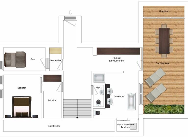 Loft zum Kauf 1.050.000 € 3 Zimmer 212 m²<br/>Wohnfläche 8.<br/>Geschoss Putzbrunn Putzbrunn 85640