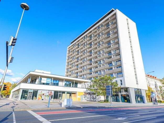 Wohnung zur Miete - Erstbezug 670 € 2 Zimmer 43 m² 11. Geschoss frei ab 01.01.2026 Grunaer Straße 5 Pirnaische Vorstadt Dresden-Pirnaische Vorstadt 01069