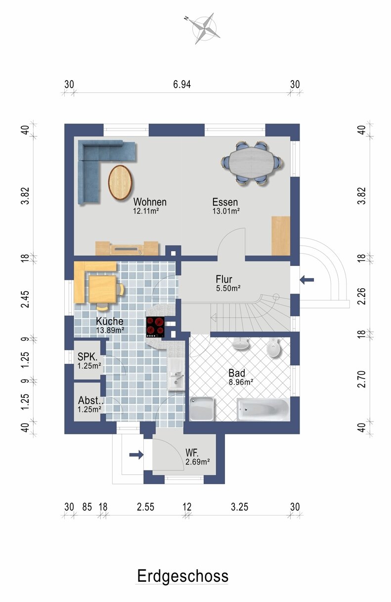 Einfamilienhaus zum Kauf 195.000 € 4 Zimmer 95,3 m²<br/>Wohnfläche 790 m²<br/>Grundstück Viöl 25884