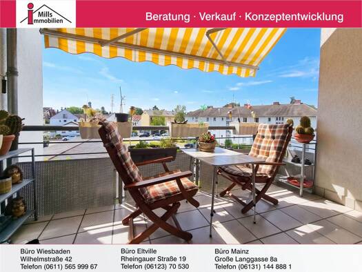 Wohnung zum Kauf 299.000 € 3 Zimmer 87 m² 2. Geschoss Ginsheim-Gustavsburg 65462