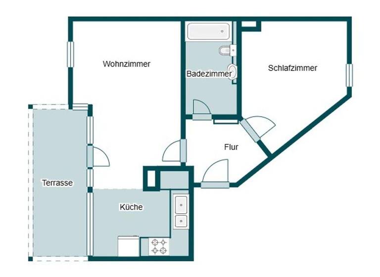 Wohnung zum Kauf 188.000 € 2 Zimmer 56,4 m² 3. Geschoss Hennigsdorf 16761