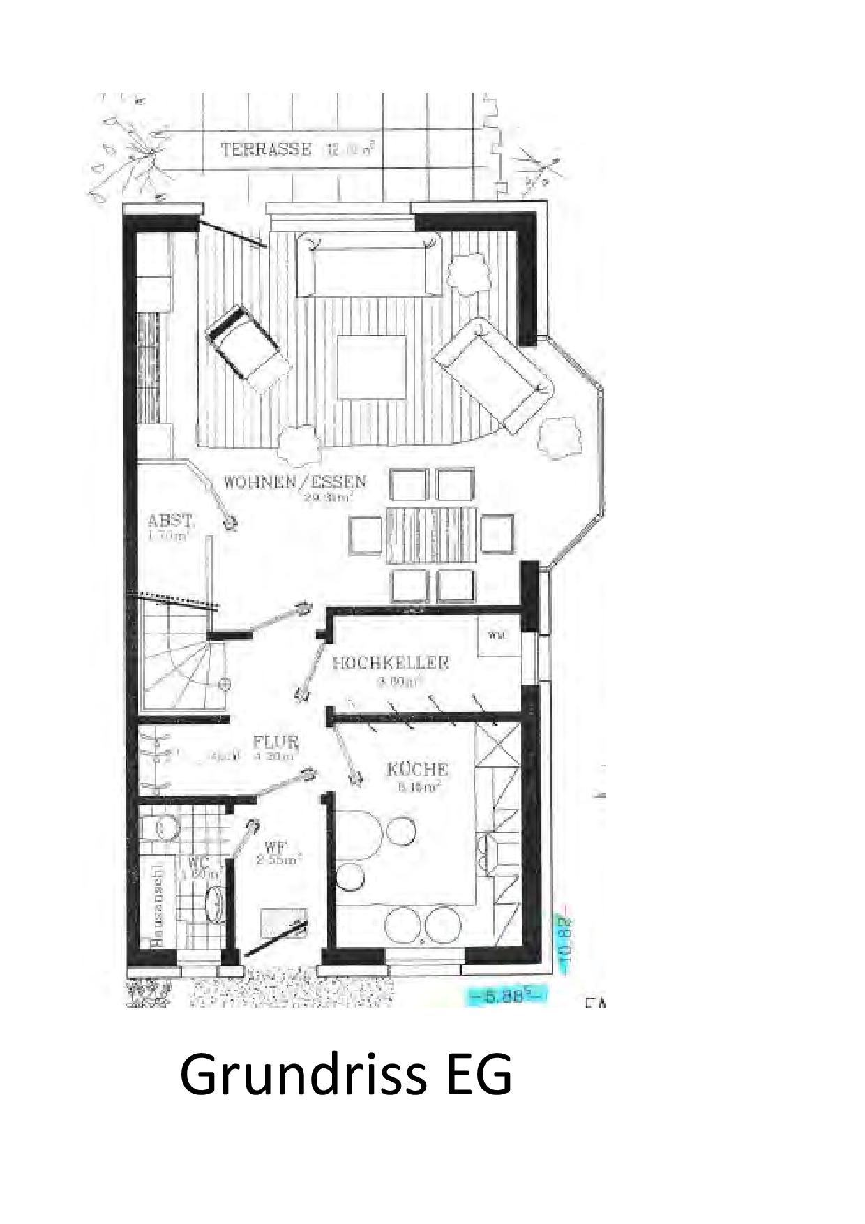 Reihenendhaus zum Kauf provisionsfrei 260.000 € 5 Zimmer 130 m²<br/>Wohnfläche 264 m²<br/>Grundstück ab sofort<br/>Verfügbarkeit Elliehausen Göttingen 37079