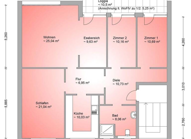 Wohnung zum Kauf 419.000 € 4 Zimmer 114 m² 1. Geschoss Neugraben-Fischbek Hamburg 21149