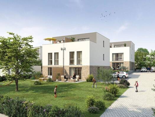 Doppelhaushälfte zum Kauf - Neubau provisionsfrei 925.000 € 5 Zimmer 136 m² 250 m² Grundstück frei ab 01.12.2027 Marktstraße 129 Bergen-Enkheim Frankfurt am Main 60388