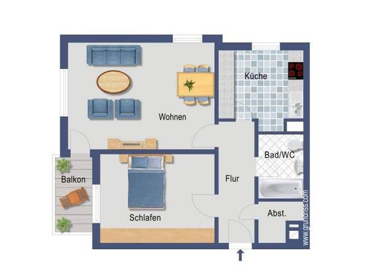 Wohnung zum Kauf provisionsfrei 230.000 € 2 Zimmer 64 m² 3. Geschoss Schildkrötenweg 2 Bergheim Stuttgart 70499