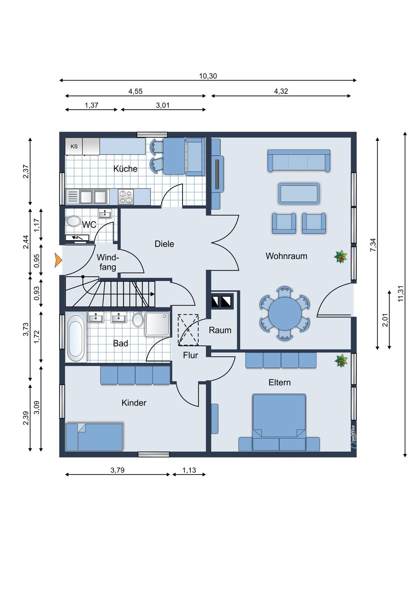 Einfamilienhaus zum Kauf 599.000 € 5 Zimmer 110,3 m²<br/>Wohnfläche 778 m²<br/>Grundstück Eugenbach Altdorf 84032