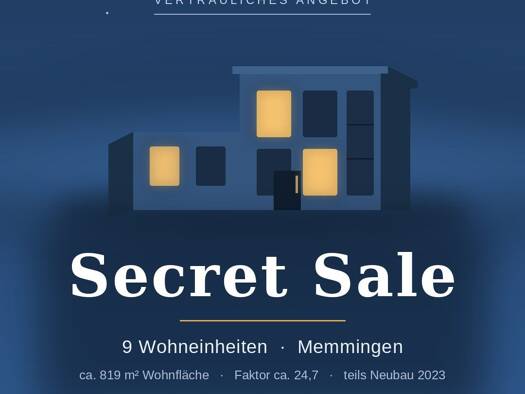 Mehrfamilienhaus zum Kauf provisionsfrei 3.200.000 € 22 Zimmer 819 m² 1.240 m² Grundstück Memmingen Memmingen 87700