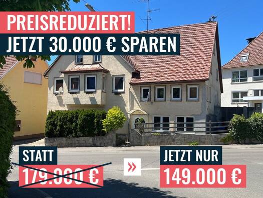 Einfamilienhaus zum Kauf provisionsfrei 149.000 € 4 Zimmer 159,5 m² 327 m² Grundstück frei ab sofort Onstmettingen Albstadt 72461