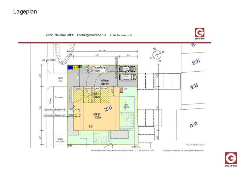 Terrassenwohnung zum Kauf - Erstbezug provisionsfrei als Kapitalanlage geeignet 395.800 € 3 Zimmer 71,9 m² Lohbergenstraße 10 Buchholz Buchholz in der Nordheide 21244