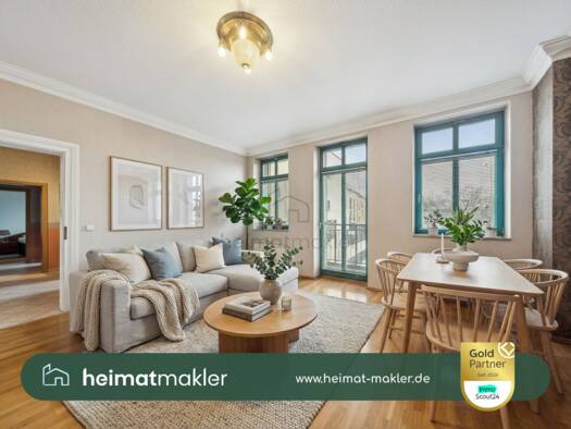 Wohnung zum Kauf 395.000 € 4 Zimmer 101,1 m² 3. Geschoss Zentrum-Nord Leipzig 04105