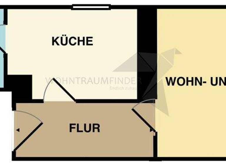 Studio zur Miete 210 € 1 Zimmer 35,6 m² 1. Geschoss Innere Zwickauer Straße 52a Niederplanitz Zwickau / Niederplanitz 08062