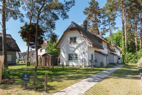 Immobilie in Zirchow - Doppelhaus: Urlaubsgenuß unter Reet auf Usedom - Bild 0
