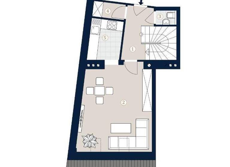 Wohnung zum Kauf 590.000 € 2 Zimmer 65,2 m² Schönbrunner Straße 24 Wien 1050